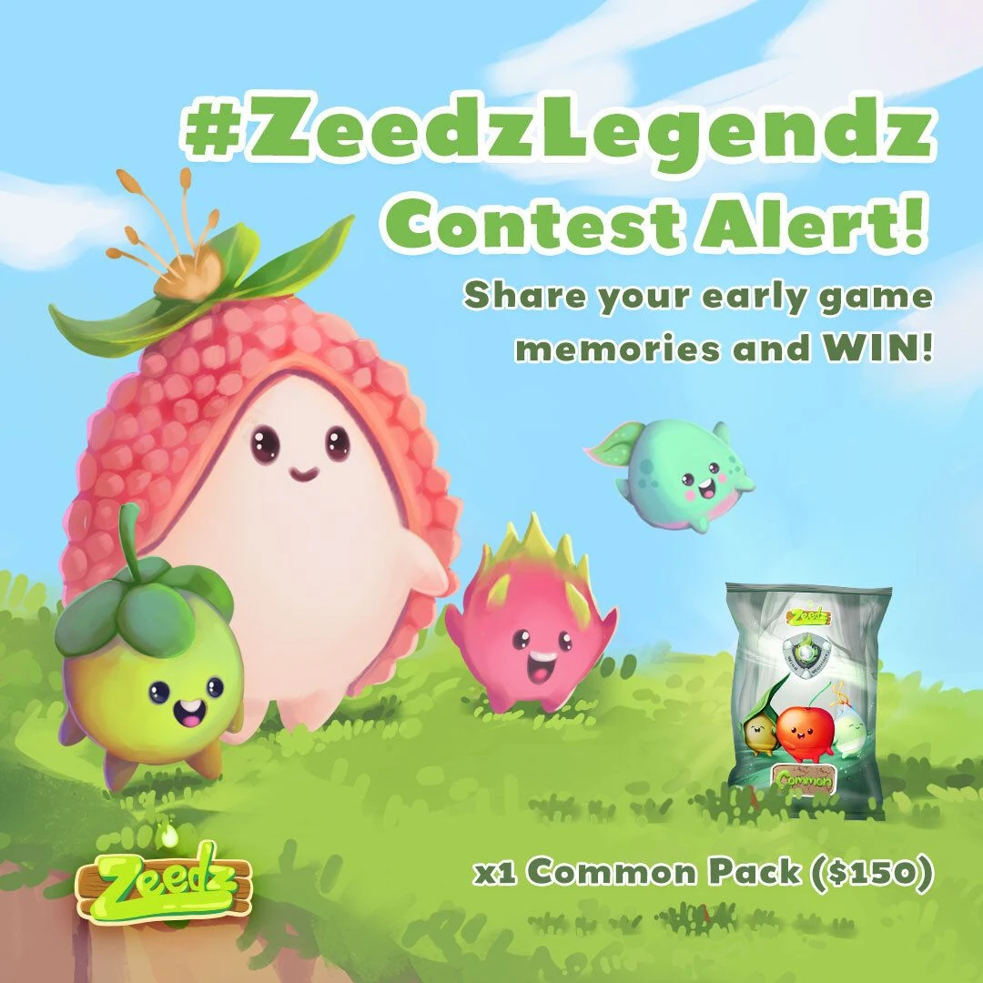 Zeedz Legendz contest campaign graphic