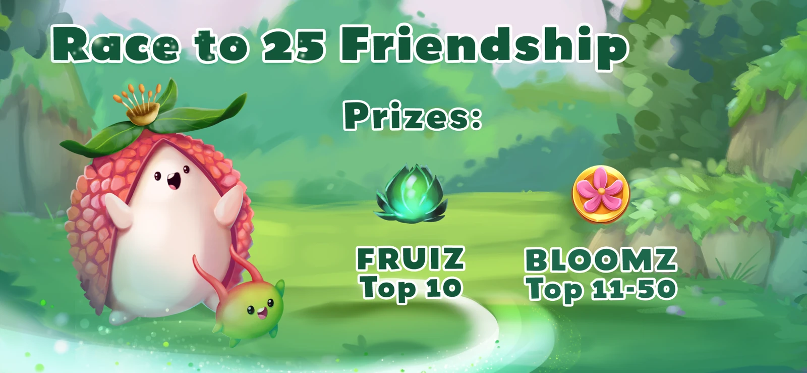 Race to 25 Friendship campaign graphic